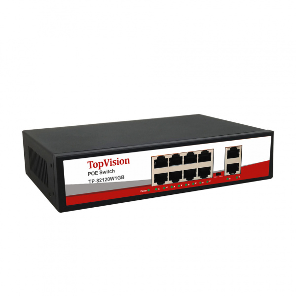 Сетевой коммутатор TP-82120W1GB, Switch POE 8-ми портовый 1000/100MB